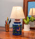 Blue Pottery Burnee Lamp (Without Lampshade)